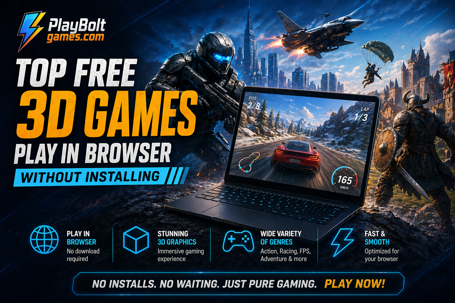 Top Free 3D Games You Can Play in Your Browser Without Installing Anything