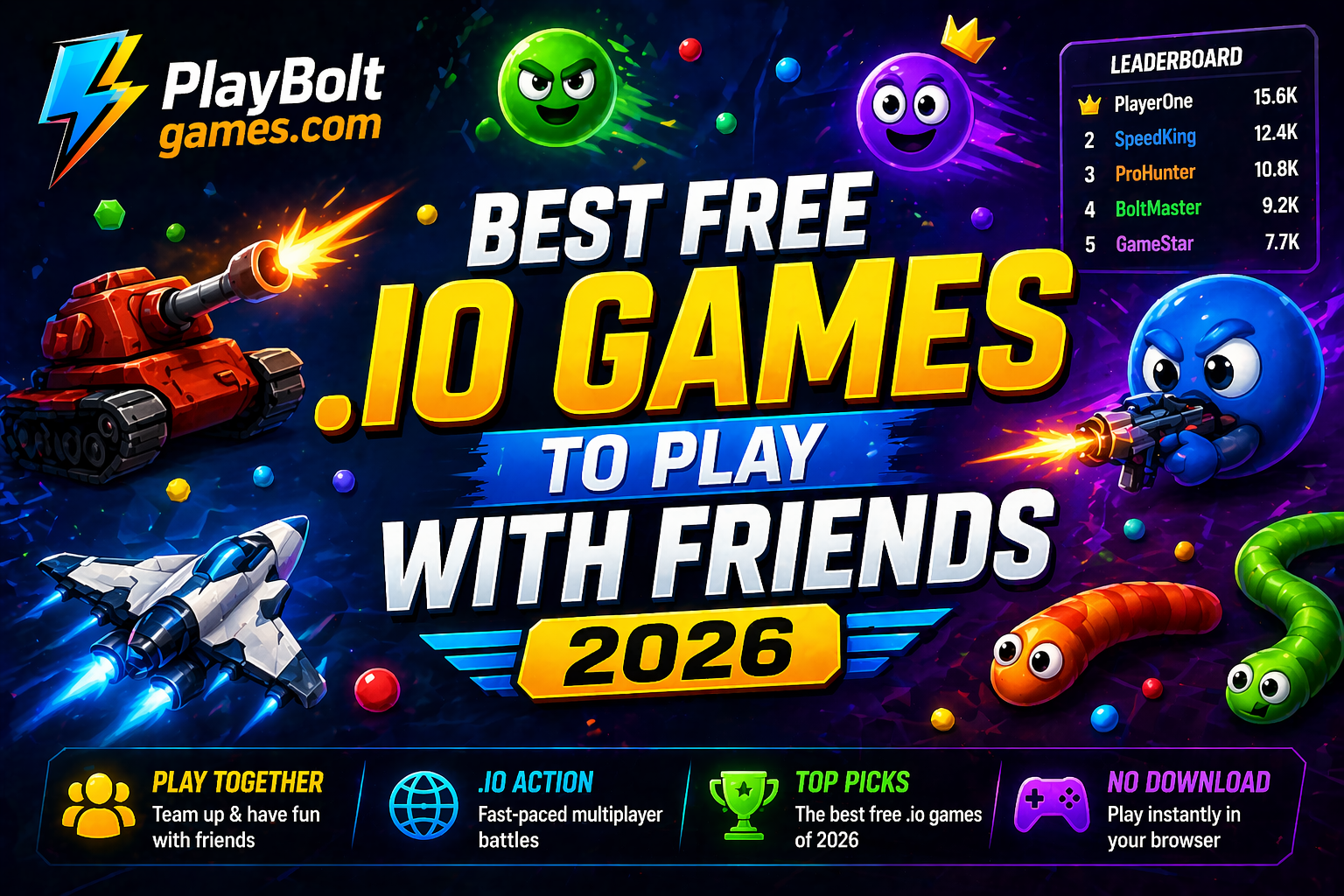 Best Free .IO Games to Play With Friends in 2026